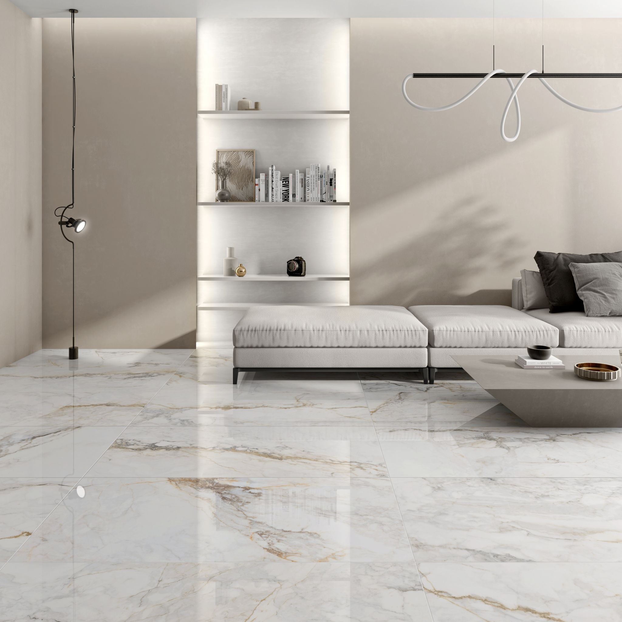 CARRELAGE LUANDA BRILLANT 120X60 POLI