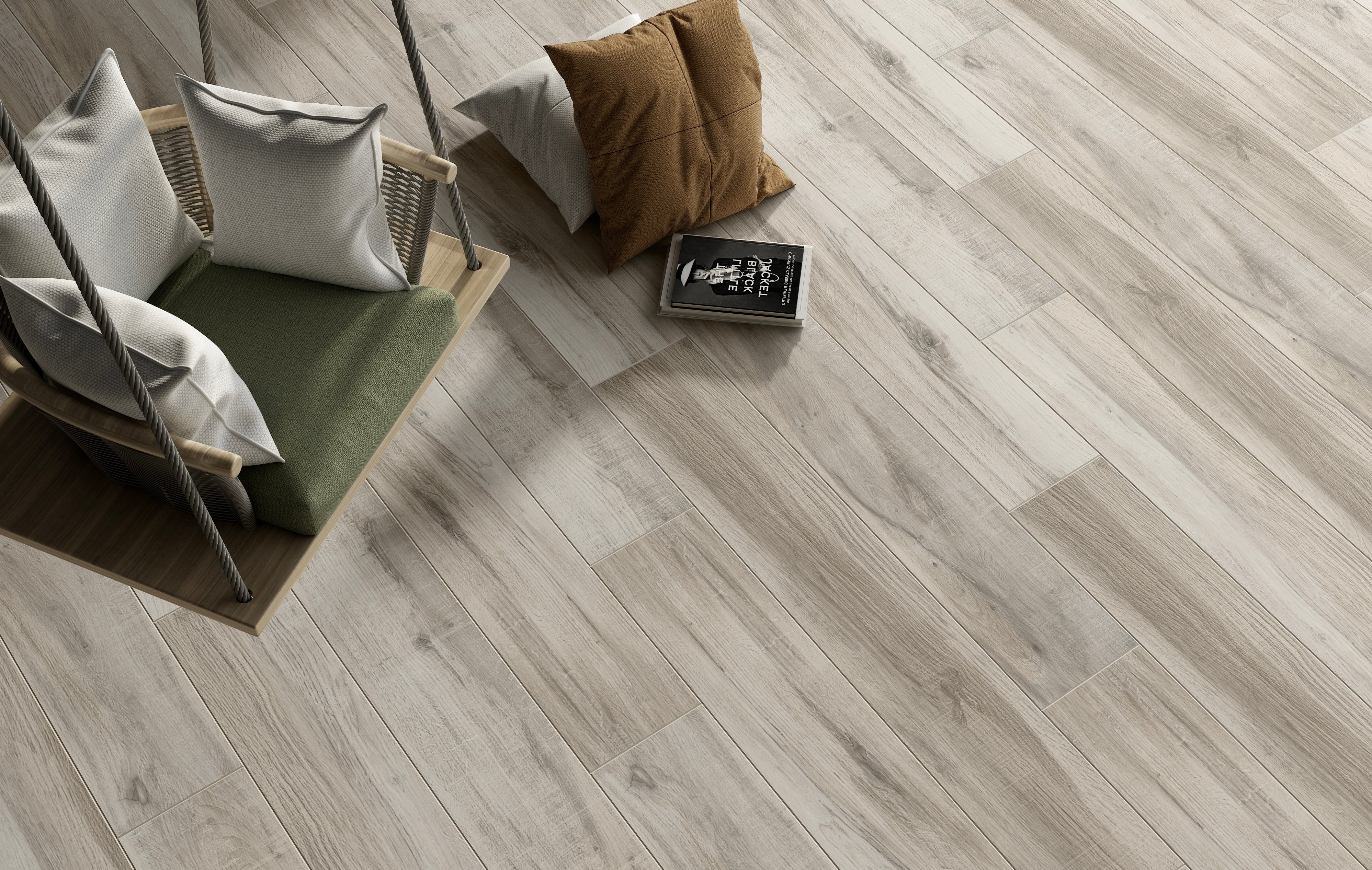 CARRELAGE IMITATION BOIS MAT ASTON SILVER 120X20