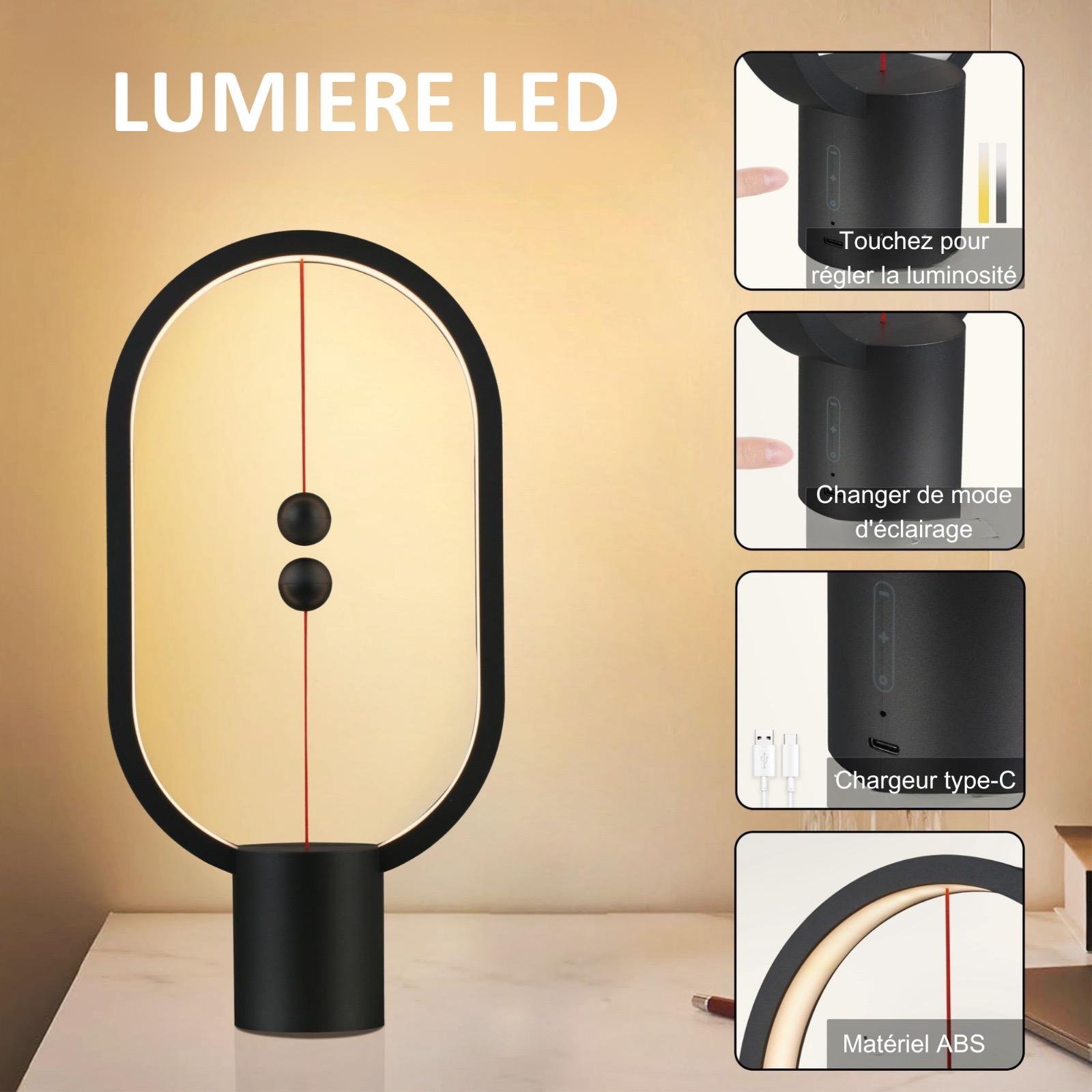 LAMPE HENGPRO NOIRE GRANDE TAILLE