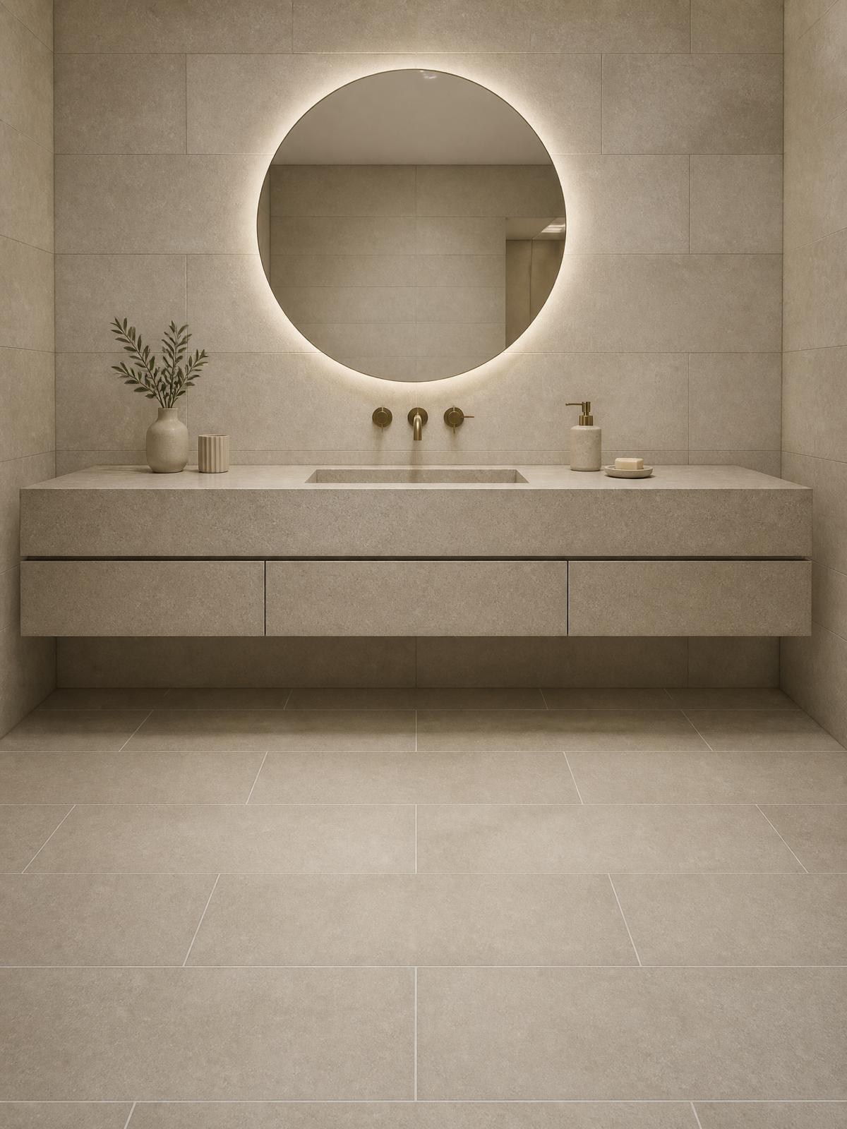 Dalle murale PVC CREMA Effet pierre – 30X60CM