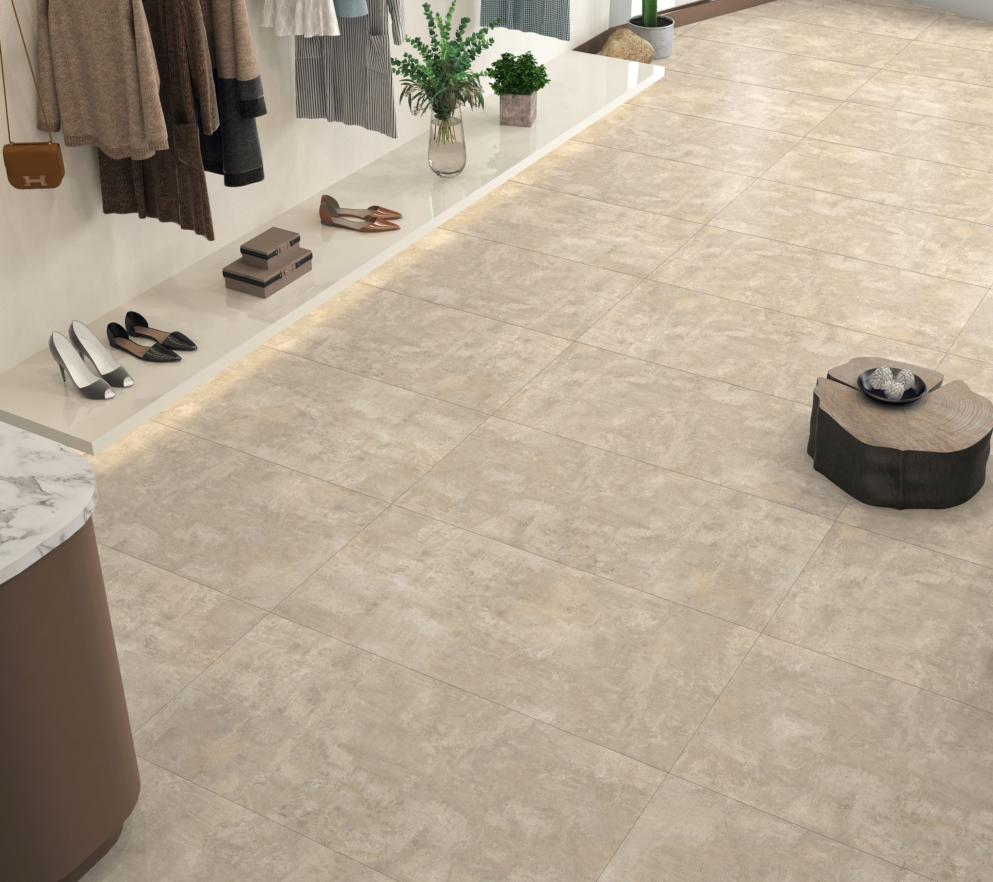 CARRELAGE ORION CREMA MAT EN 120X60